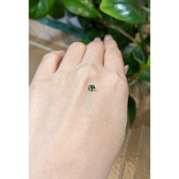 0.41 Ct. Green Sapphire from Madagascar Life Style