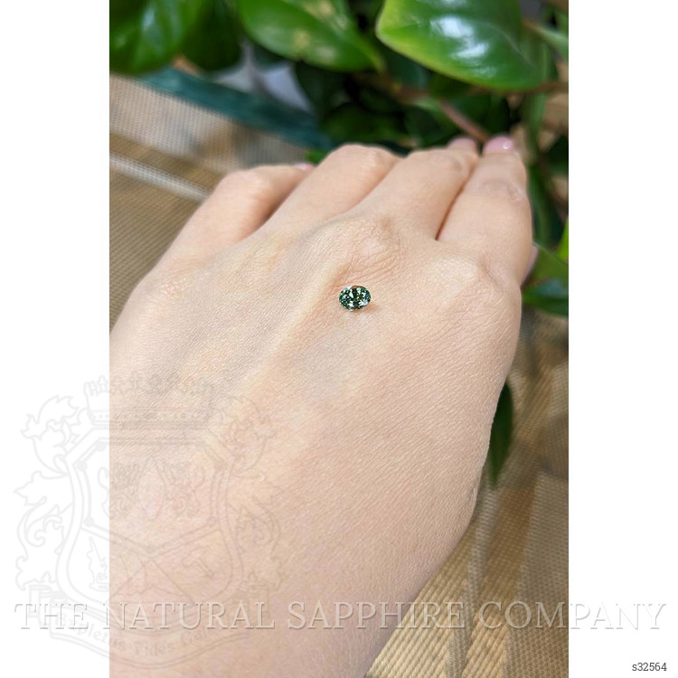 0.50 Ct. Bluish Green Sapphire from Madagascar