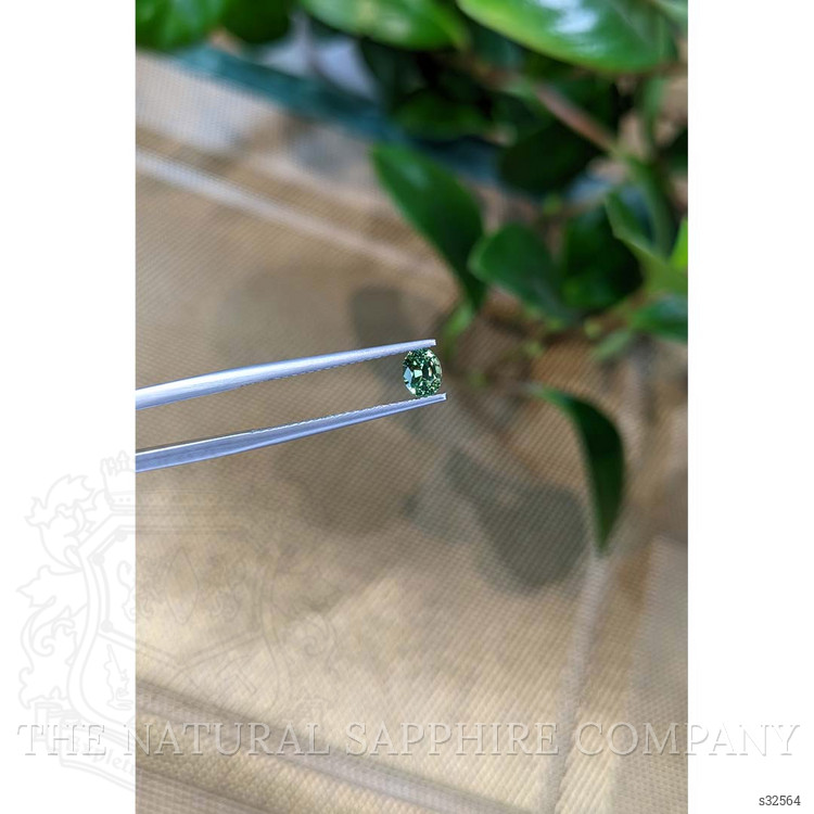 0.50 Ct. Bluish Green Sapphire from Madagascar