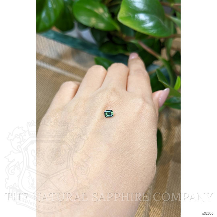 0.47 Ct. Bluish Green Sapphire from Madagascar