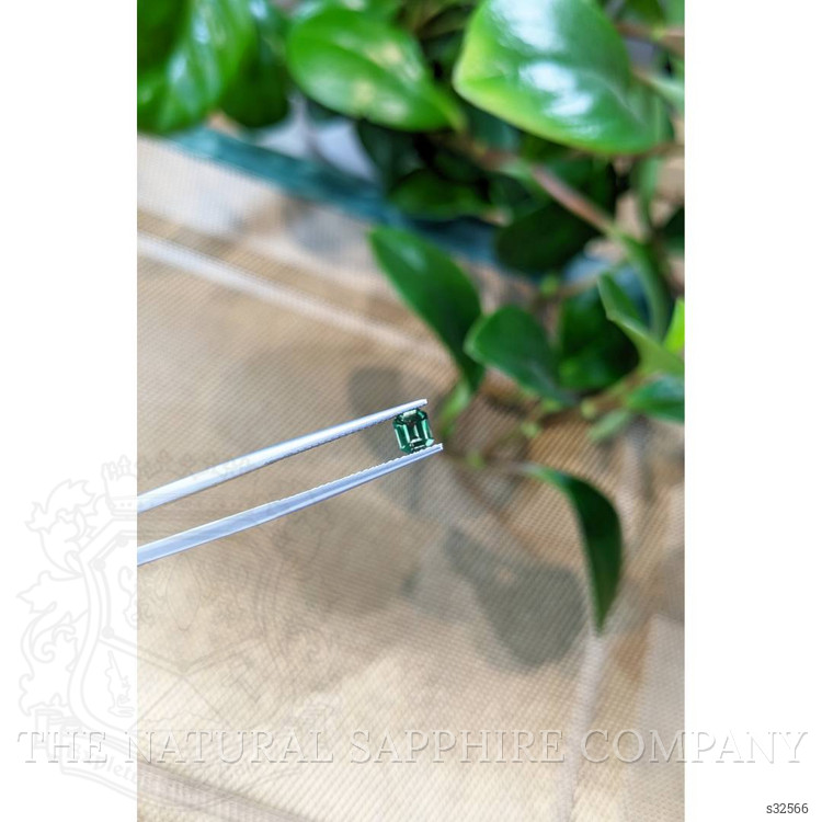 0.47 Ct. Bluish Green Sapphire from Madagascar