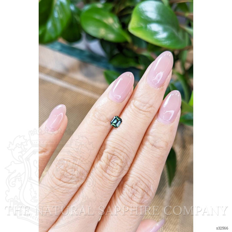 0.47 Ct. Bluish Green Sapphire from Madagascar