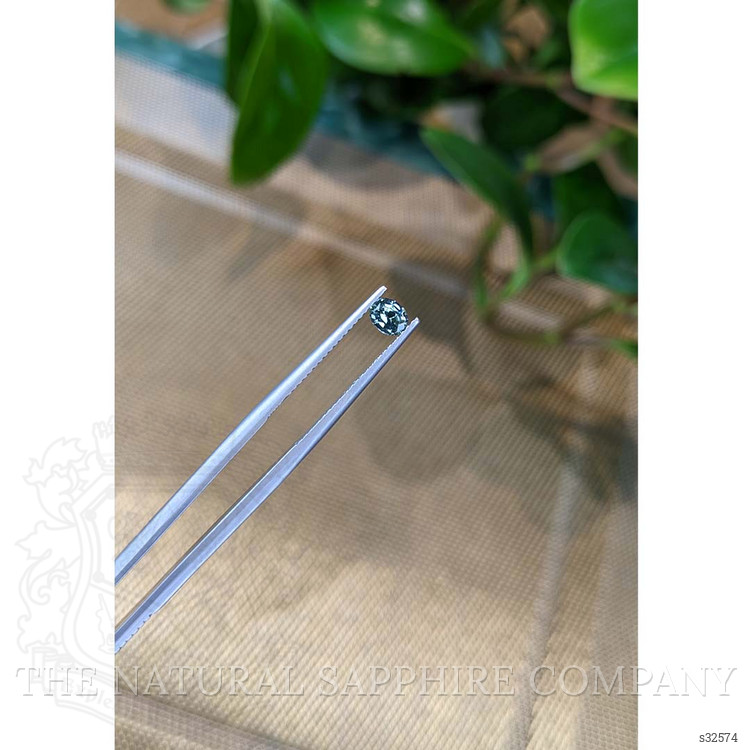 0.40 Ct. Greenish Blue Sapphire from Madagascar