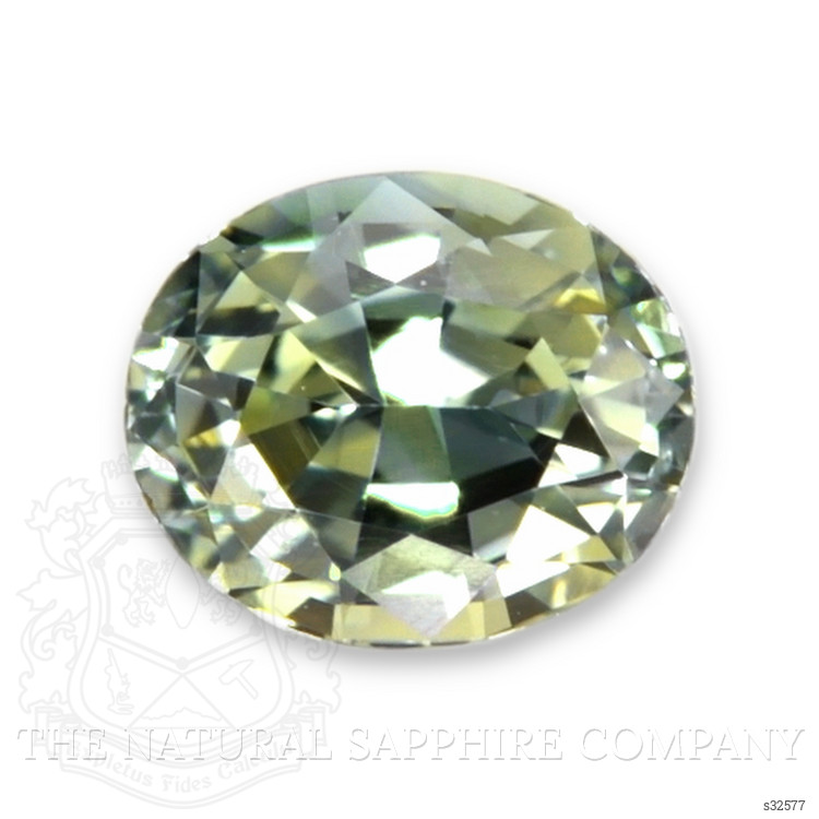 0.49 Ct. Yellowish Green Sapphire from Madagascar