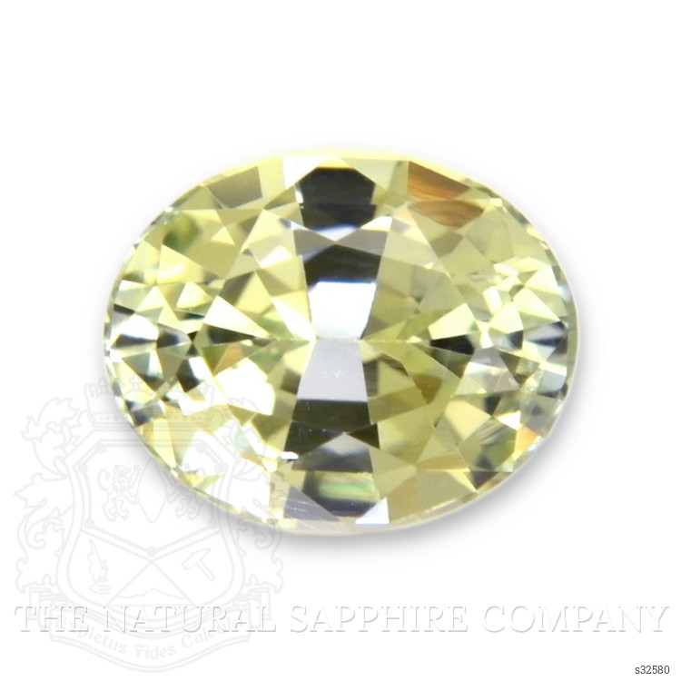 0.68 Ct. Greenish Yellow Sapphire from Madagascar