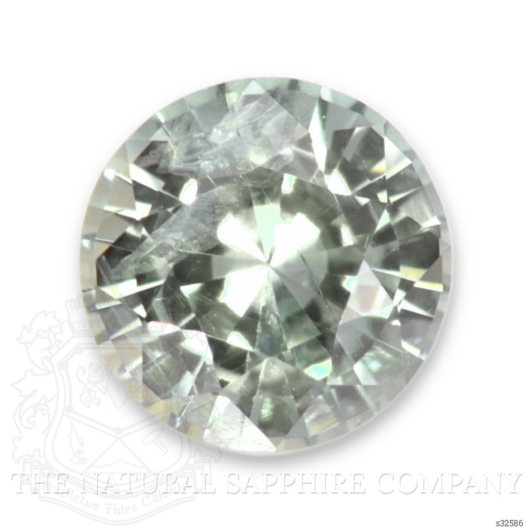 0.58 Ct. Yellowish Green Sapphire from Madagascar