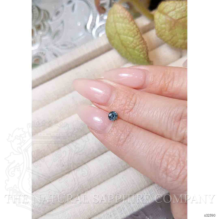 0.39 Ct. Greenish Blue Sapphire from Madagascar