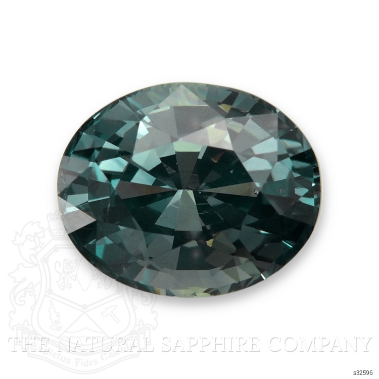 2.13 Ct. Bluish Green Sapphire from Madagascar