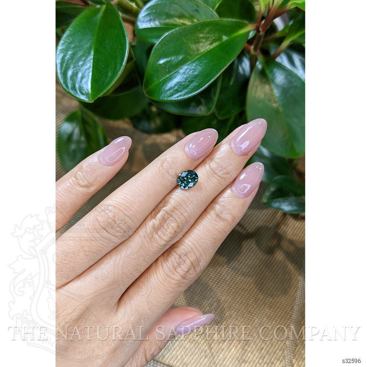 2.13 Ct. Bluish Green Sapphire from Madagascar