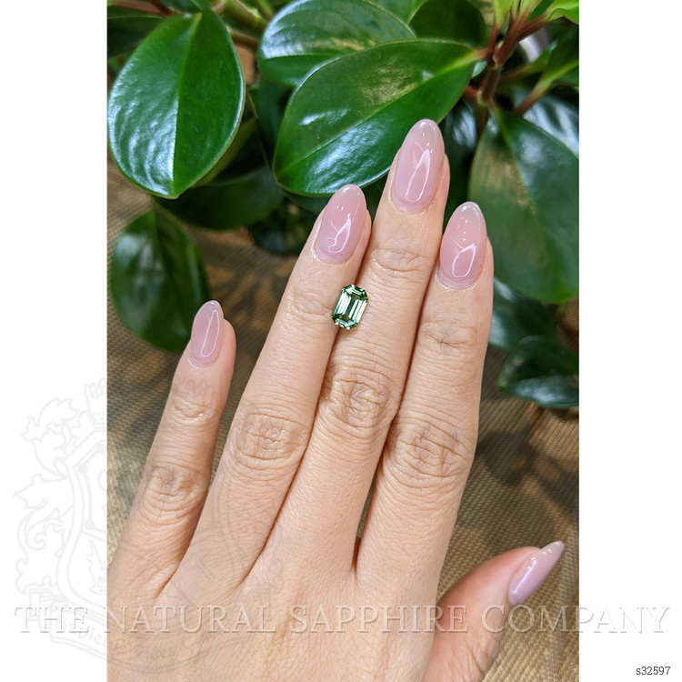 1.68 Ct. Yellowish Green Sapphire from Madagascar