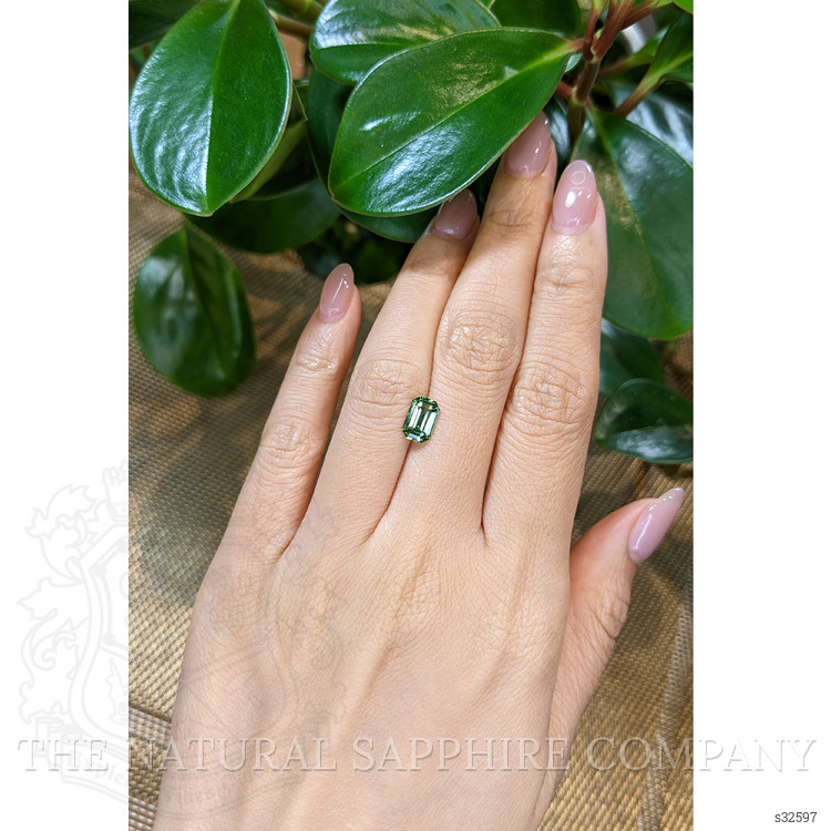 1.68 Ct. Yellowish Green Sapphire from Madagascar