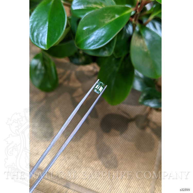 1.57 Ct. Bluish Green Sapphire from Madagascar