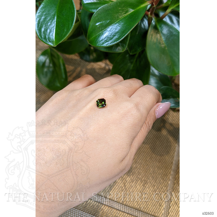 1.56 Ct. Yellowish Green Sapphire from Madagascar