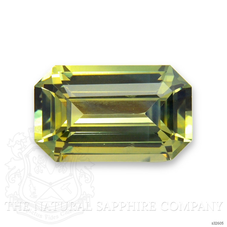 2.18 Ct. Greenish Yellow Sapphire from Madagascar