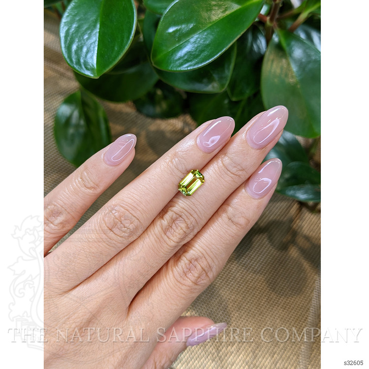 2.18 Ct. Greenish Yellow Sapphire from Madagascar