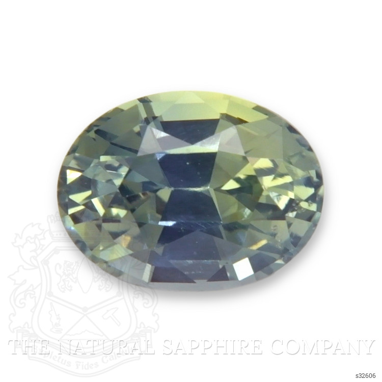 1.23 Ct. Bluish Green Sapphire from Madagascar