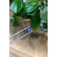 2.02 Ct. Greenish Blue Sapphire from Madagascar Life Style