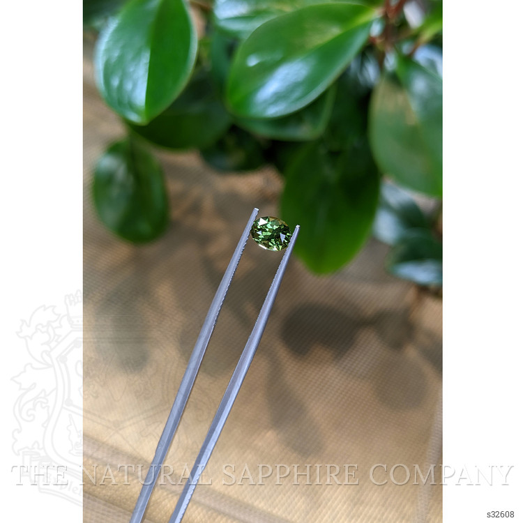 1.14 Ct. Yellowish Green Sapphire from Madagascar