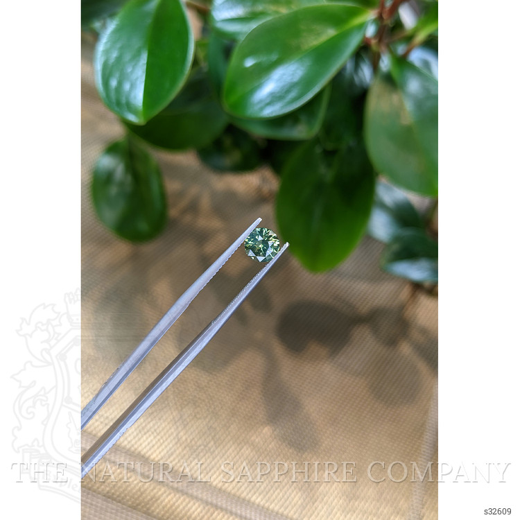 1.23 Ct. Yellowish Green Sapphire from Madagascar