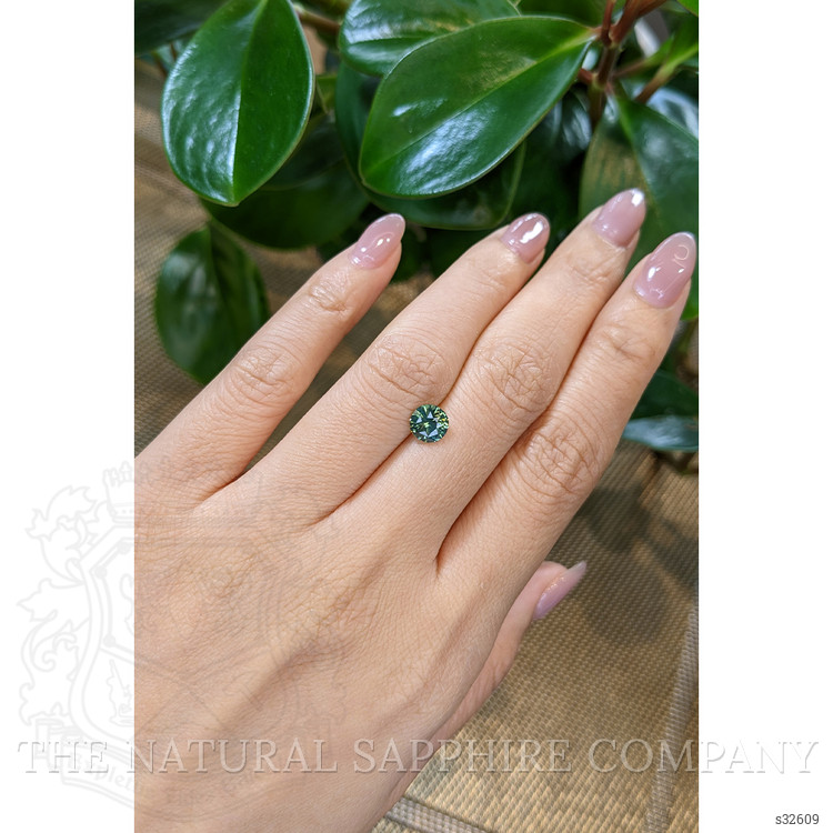 1.23 Ct. Yellowish Green Sapphire from Madagascar