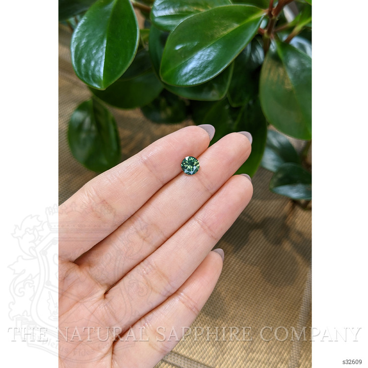 1.23 Ct. Yellowish Green Sapphire from Madagascar