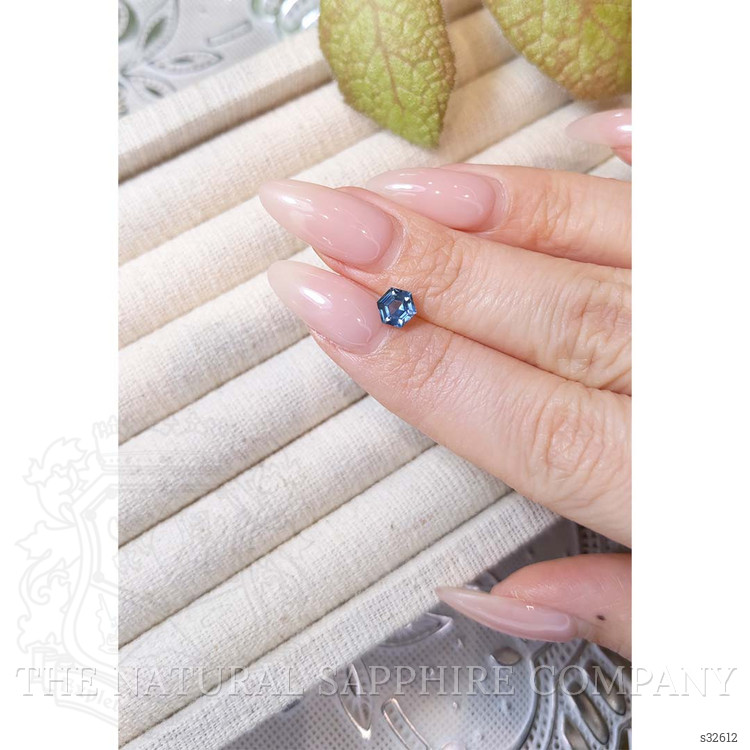 0.86 Ct. Blue Sapphire from Montana