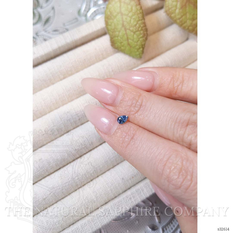 0.30 Ct. Blue Sapphire from Montana