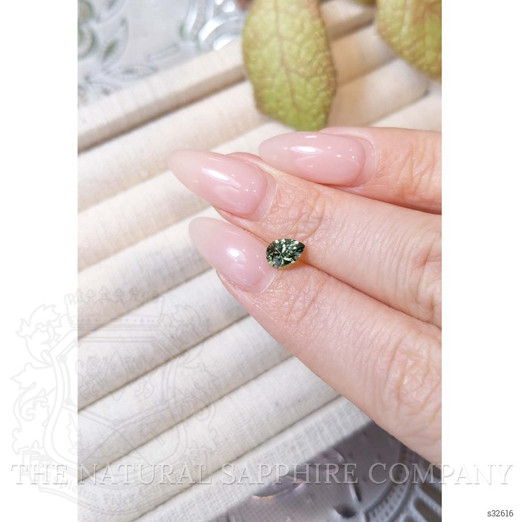 1.02 Ct. Green Sapphire from Madagascar