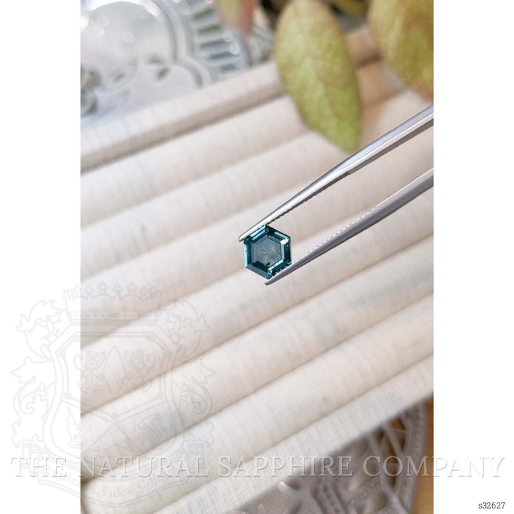 1.84 Ct. Bluish Green Sapphire from Montana