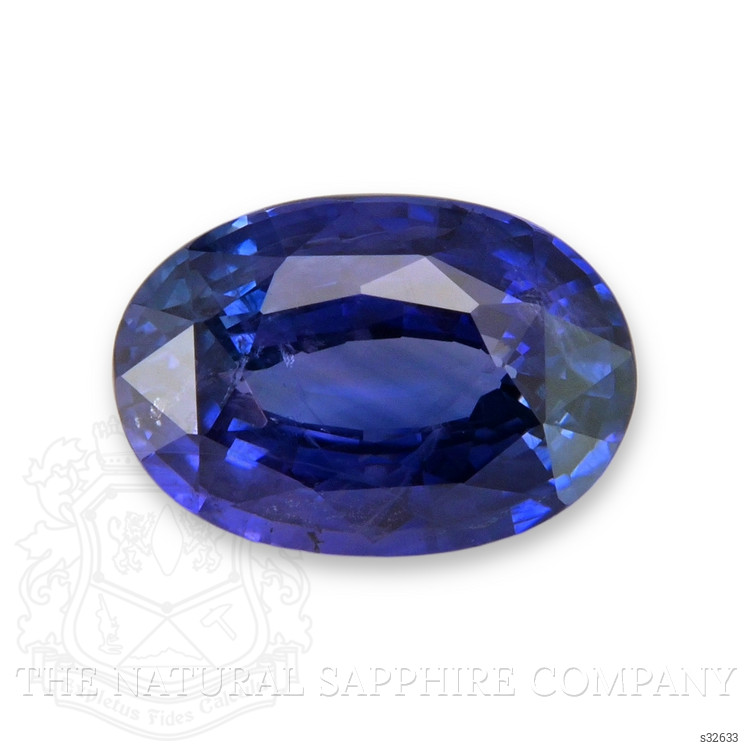 2.06 Ct. Blue Sapphire from Ceylon (Sri Lanka)