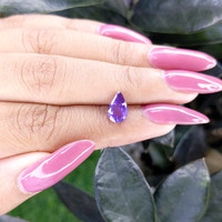 1.54 Ct. Purple Sapphire from Madagascar Life Style