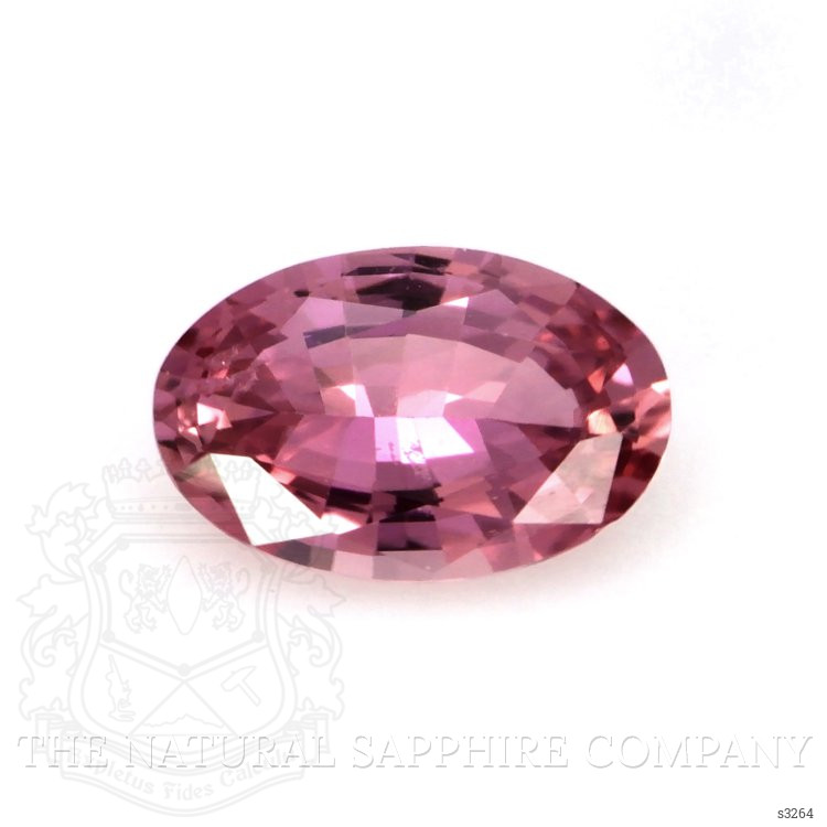 0.46 Ct. Reddish Pink Sapphire from Ceylon (Sri Lanka)