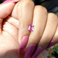 1.05 Ct. Pink Sapphire from Madagascar Life Style