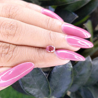 0.73 Ct. Padparadscha Sapphire from Madagascar Life Style