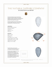 1.03 Ct. Pink Sapphire from Madagascar 3 D Scan Report