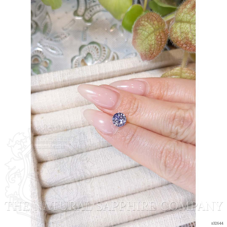 1.31 Ct. Purplish Blue Sapphire from Ceylon (Sri Lanka)