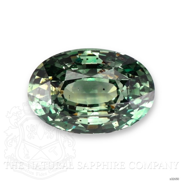2.54 Ct. Yellowish Green Sapphire from Ceylon (Sri Lanka)