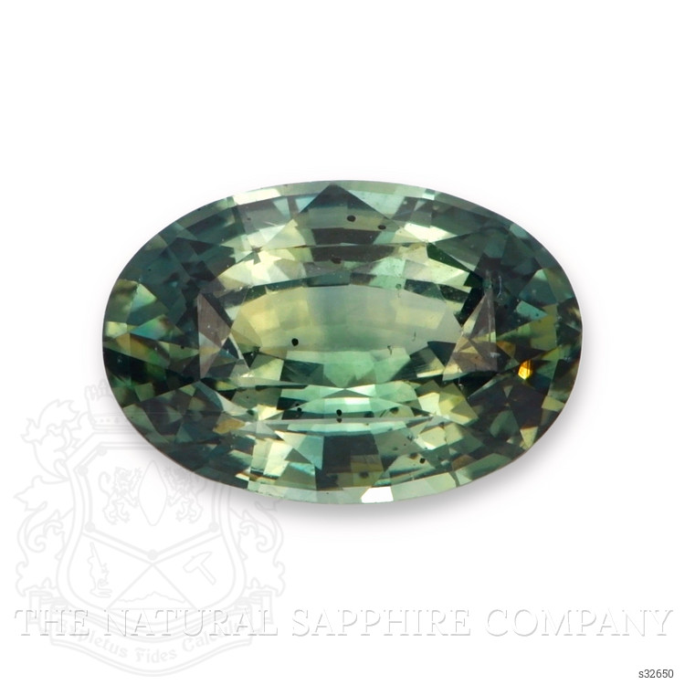 2.34 Ct. Yellowish Green Sapphire from Ceylon (Sri Lanka)