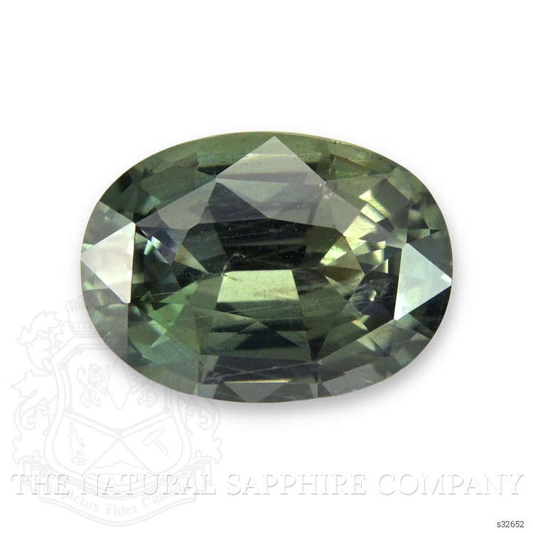 2.87 Ct. Green Sapphire from Ceylon (Sri Lanka)