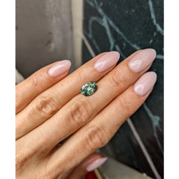 2.87 Ct. Green Sapphire from Ceylon (Sri Lanka) Life Style