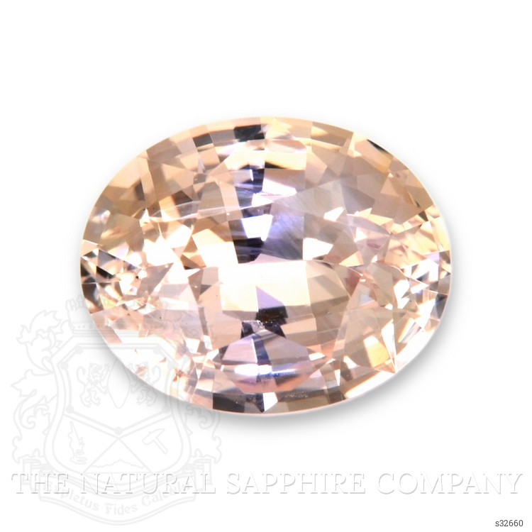 2.21 Ct. Peach Sapphire from Ceylon (Sri Lanka)