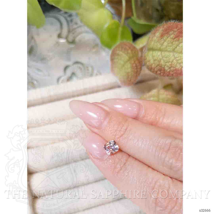 1.22 Ct. Peach Sapphire from Ceylon (Sri Lanka)