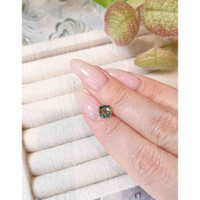 1.03 Ct. Bluish Green Sapphire from Ceylon (Sri Lanka) Life Style