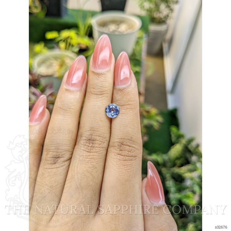 1.44 Ct. Blue Sapphire from Ceylon (Sri Lanka)