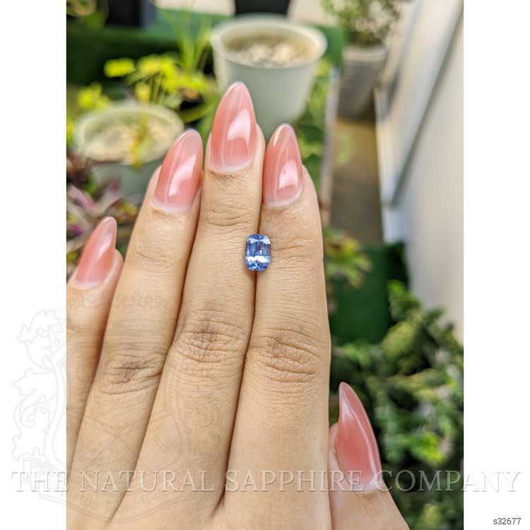 1.16 Ct. Blue Sapphire from Ceylon (Sri Lanka)