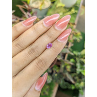0.78 Ct. Pinkish Purple Sapphire from Ceylon (Sri Lanka) Life Style
