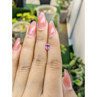 0.78 Ct. Pinkish Purple Sapphire from Ceylon (Sri Lanka) Life Style