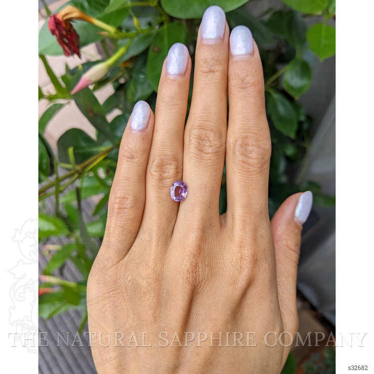 2.00 Ct. Pinkish Purple Sapphire from Ceylon (Sri Lanka)