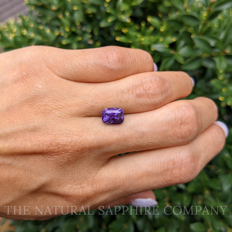 3.40 Ct. Bluish Purple Sapphire from Ceylon (Sri Lanka)
