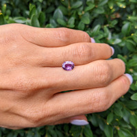 1.24 Ct. Purplish Pink Sapphire from Ceylon (Sri Lanka) Life Style